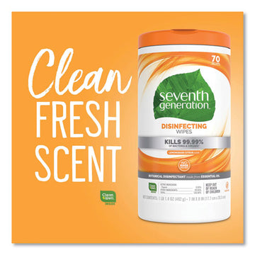 Seventh Generation® Botanical Disinfecting Wipes, 7 X 8, 70 Count, 6-carton freeshipping - TVN Wholesale